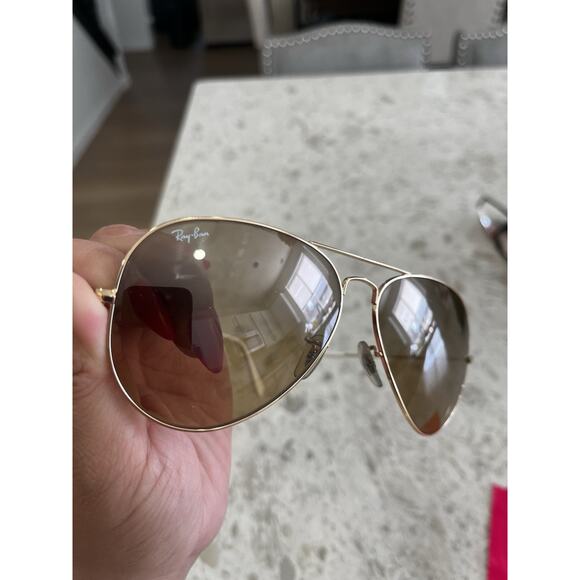 Ray-Ban Aviator RB3025-001/3k Sunglasses 62/14 Large Made In Italy - Picture 10 of 16